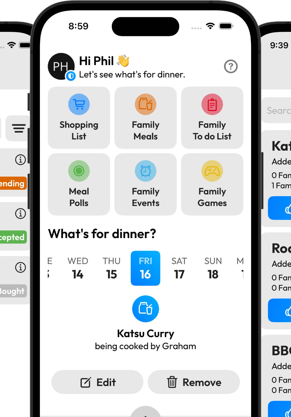 family feasts app mobile